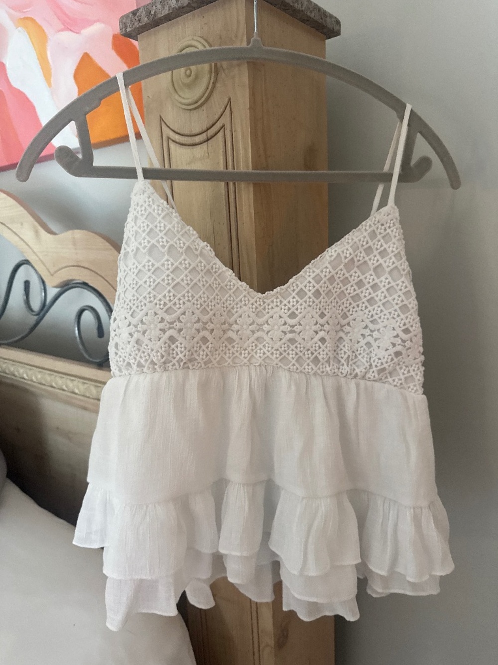 Lacy tank top